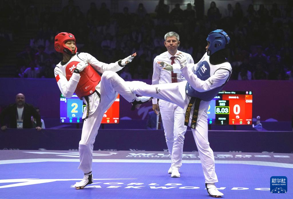 跆拳道——世锦赛:张楚玲夺得女子53公斤级季军