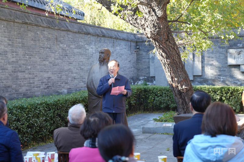 林则徐基金会会长林尧致辞(央广网发 郑海凌 摄)