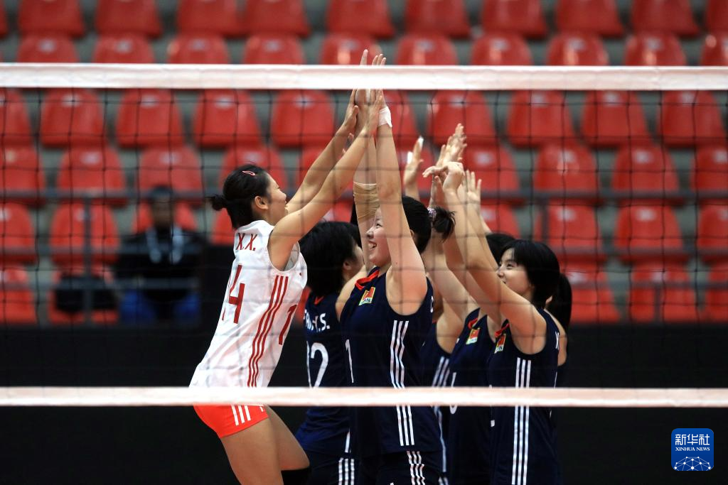 亚洲U16女排锦标赛:中国胜乌兹别克斯坦