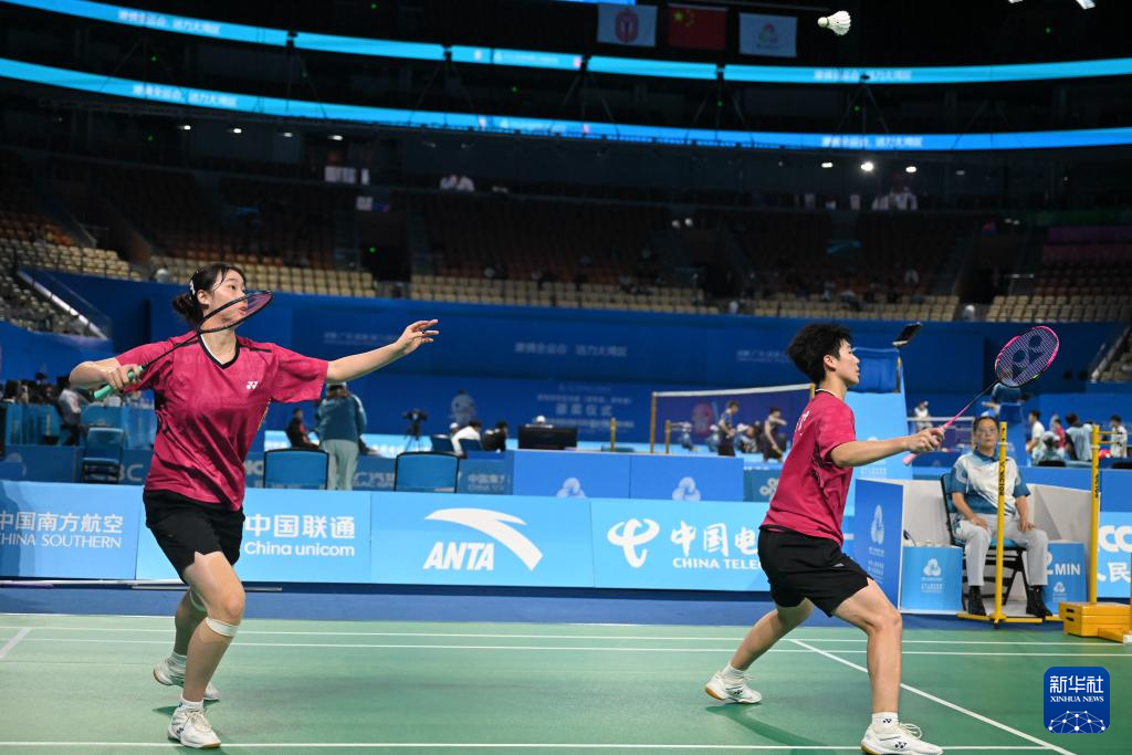 全运会丨羽毛球——18岁以下女子团体决7-8名:福建队胜辽宁队