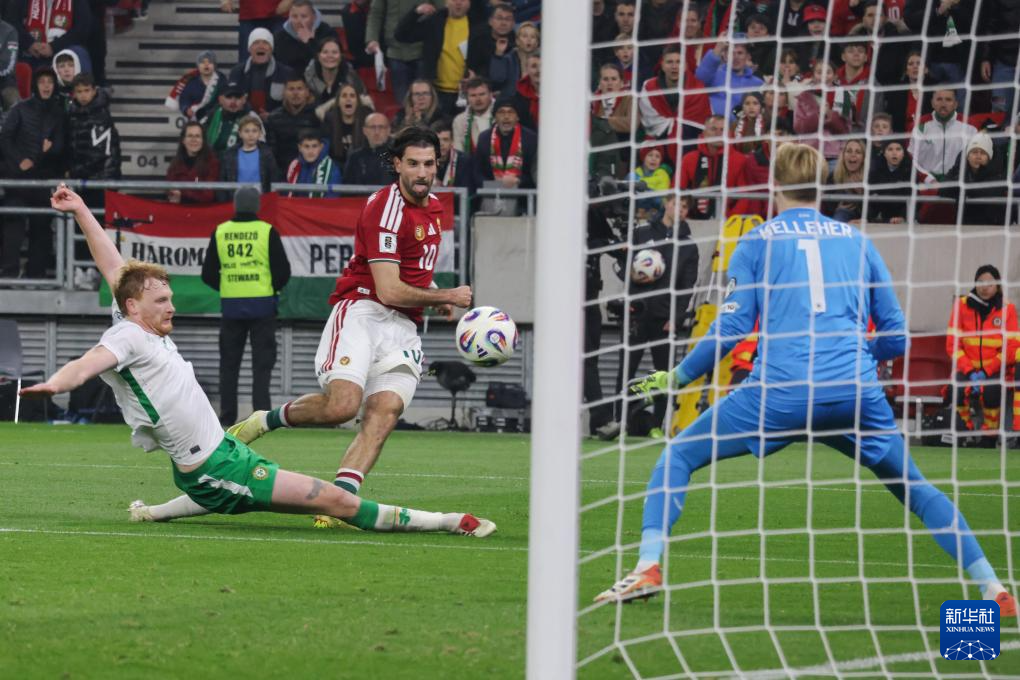 足球——世界杯预选赛:爱尔兰胜匈牙利