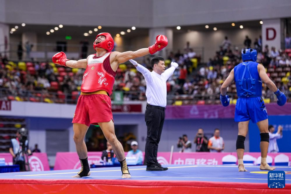 全运会 | 武术散打——男子90公斤级决赛:王少华夺冠
