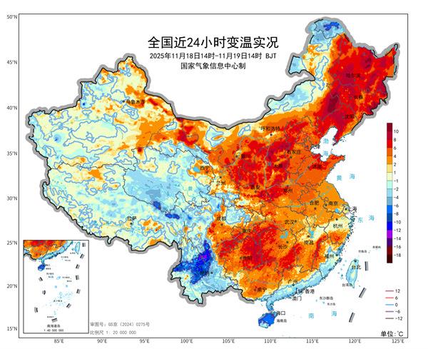 下半年首场寒潮进入尾声 多地最高气温累计升幅将达10℃左右