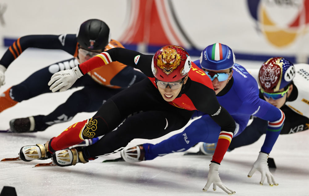 短道速滑世巡赛格但斯克站中国队男子接力夺银