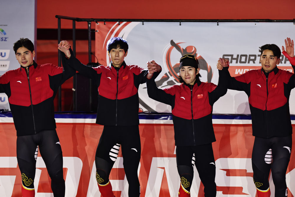 短道速滑世巡赛格但斯克站中国队男子接力夺银