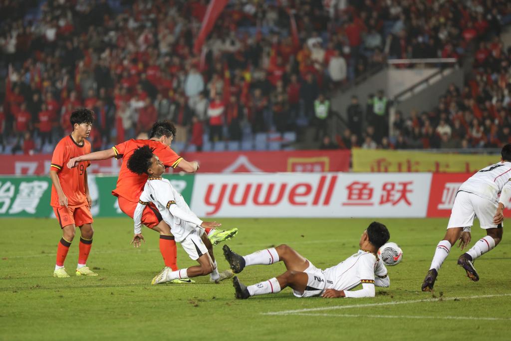 U17亚洲杯预选赛中国队14:0狂胜东帝汶队