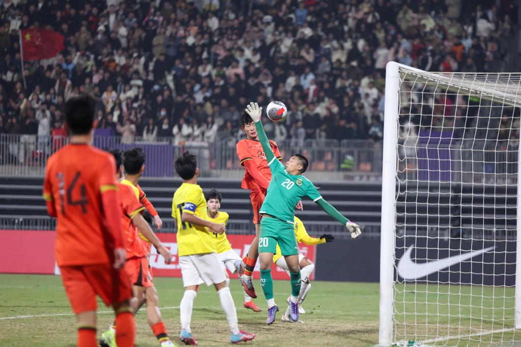 U17亚洲杯预选赛中国队12:0大胜文莱队