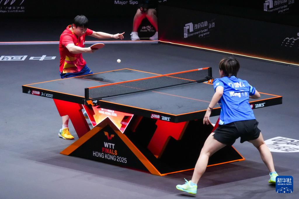 乒乓球——WTT香港总决赛:孙颖莎晋级女单八强