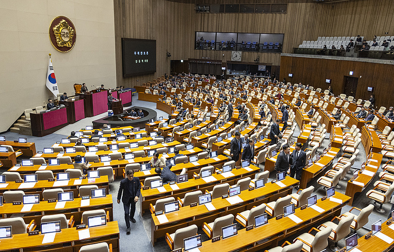 韩国内乱案专司法庭法在国会获得通过