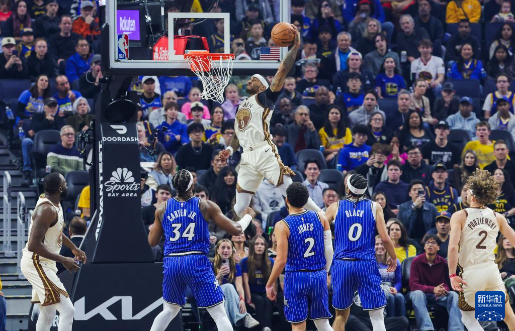 篮球——NBA常规赛：勇士胜魔术