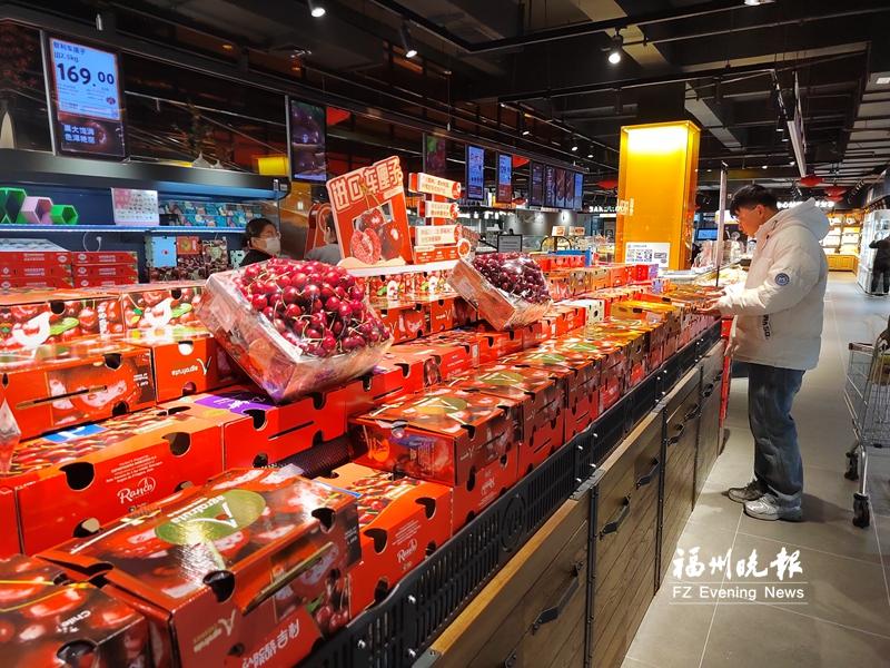 榕市场智利车厘子价格下降 春节前或小幅回升