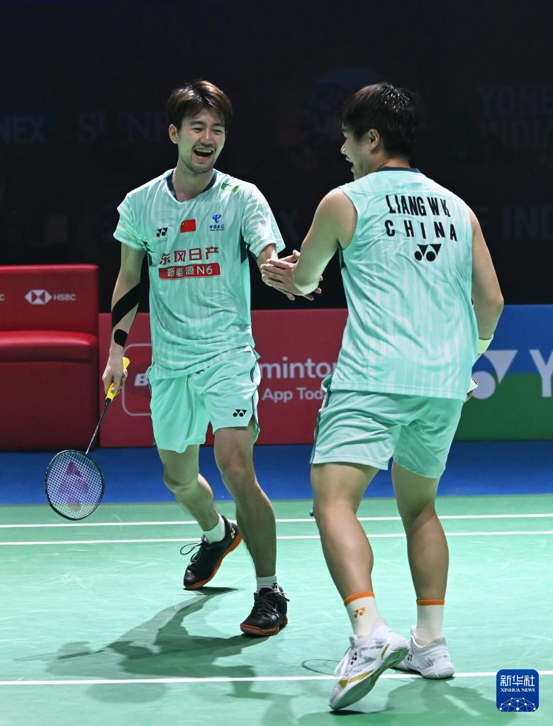 羽毛球——印度公开赛：梁伟铿/王昶夺得男双冠军