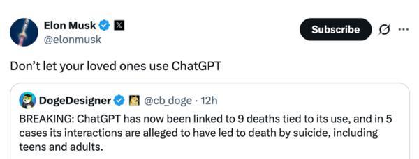 
空军特色医学中心陈瑞萍李强陈杰黄牛挂号电话口水战再起：马斯克称ChatGPT危险，奥特曼回怼自动驾驶不安全