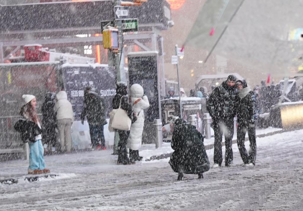 暴风雪席卷 纽约成“孤城”
