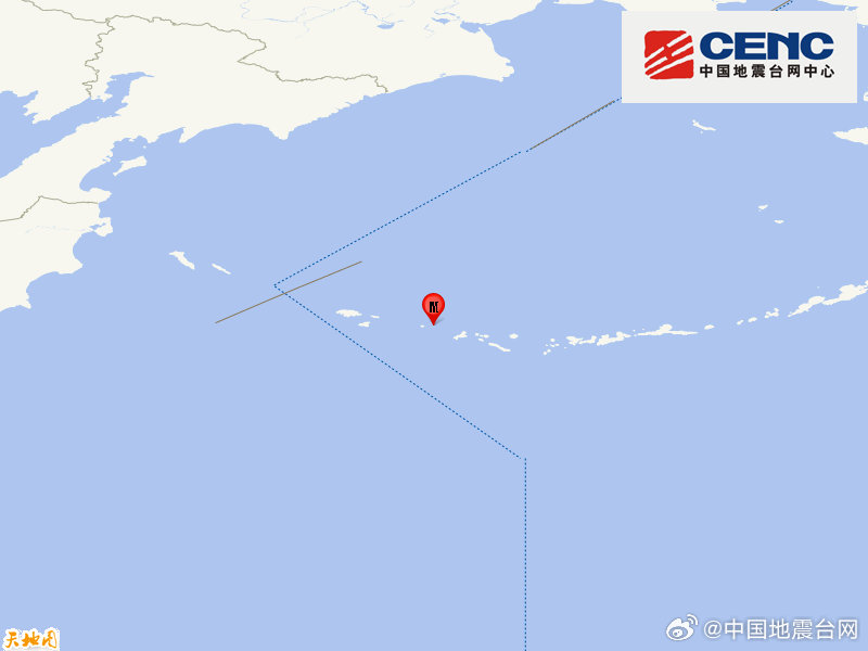 拉特群岛发生6.2级地震,震源深度10千米