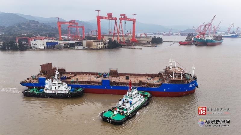 载重12000吨!又一艘“福州造”万吨级船舶顺利下水 载重12000吨!又一艘“福州造”万吨级船舶顺利下水
