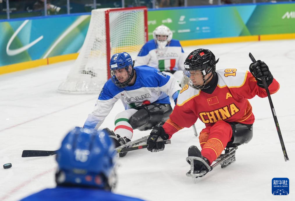 冬残奥会——残奥冰球:中国胜意大利
