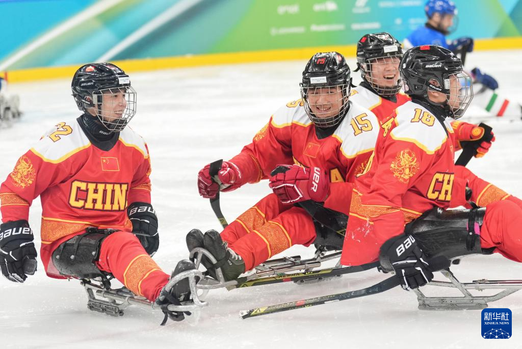 冬残奥会——残奥冰球:中国胜意大利