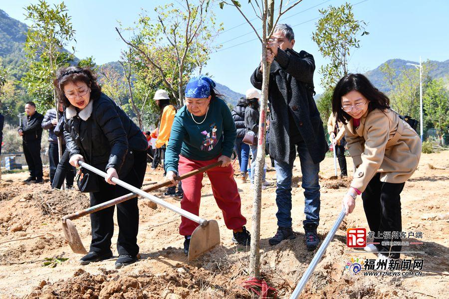 榕台同胞在罗源共植&ldquo;海峡巾帼林&rdquo;