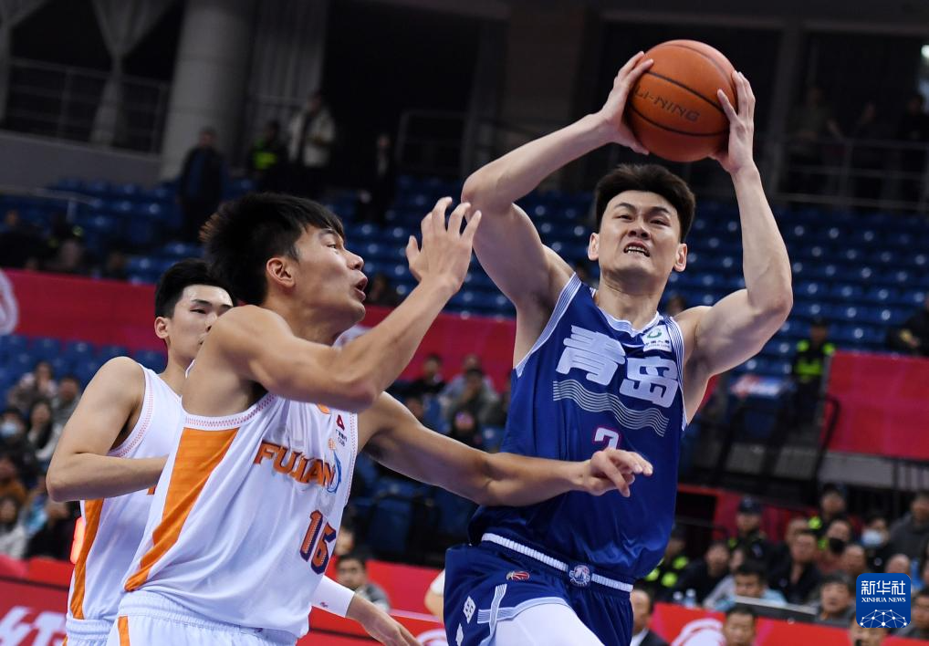CBA常规赛：青岛崂山啤酒胜福建晋江文旅