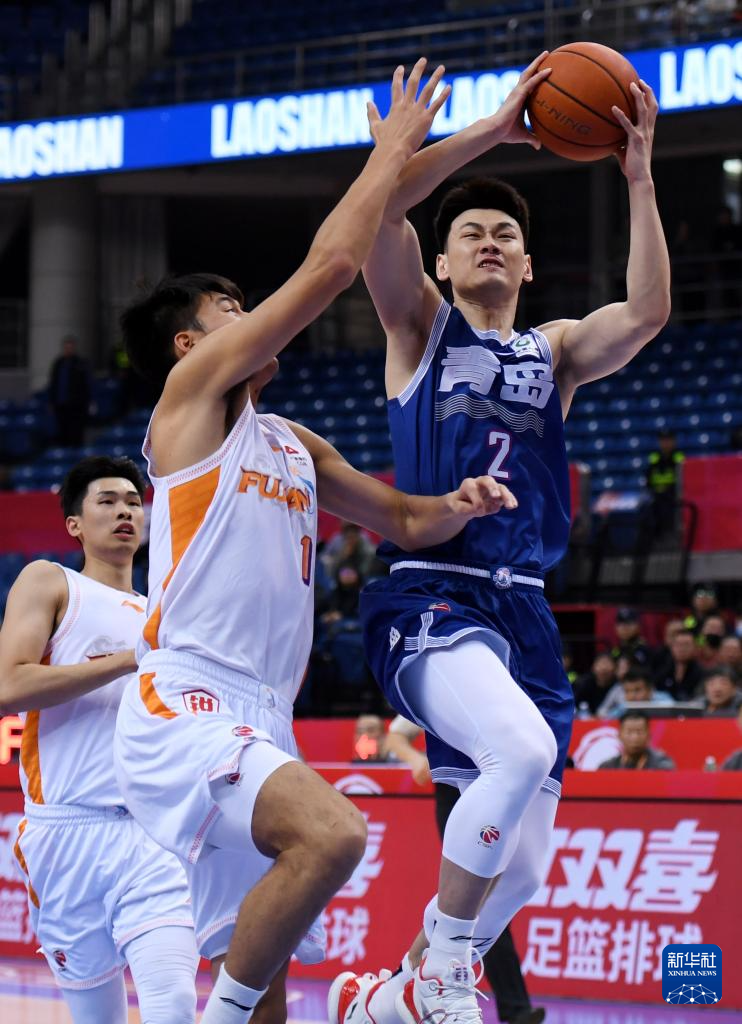 CBA常规赛：青岛崂山啤酒胜福建晋江文旅
