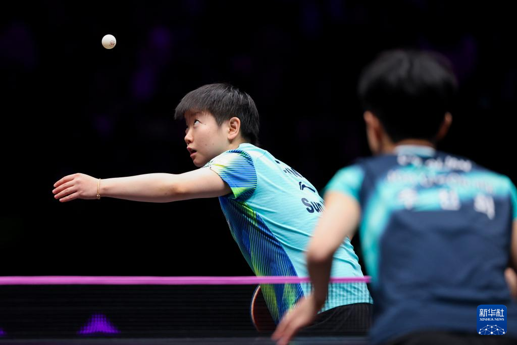 乒乓球——WTT重庆冠军赛：孙颖莎晋级女单16强