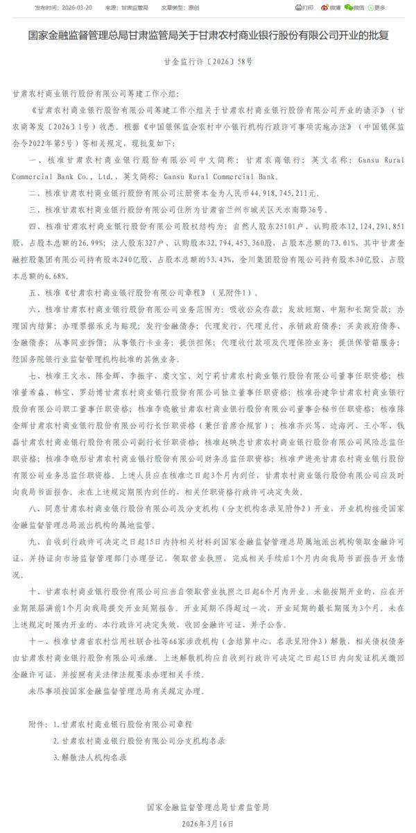 
上海复旦大学妇产科医院黄牛号贩子票贩子代网上预约代挂号电话甘肃农商银行获批开业
