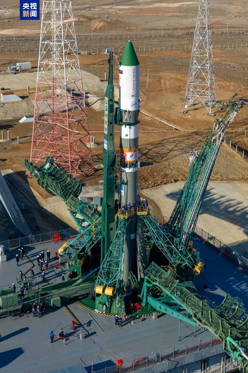 俄罗斯发射“联盟-2.1a”运载火箭 向国际空间站运送物资