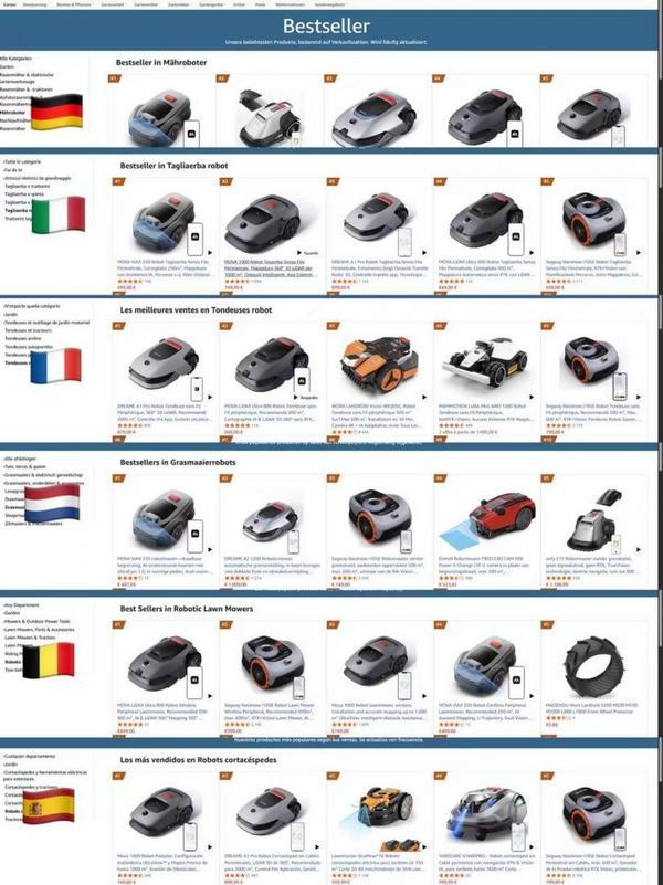 浙江省肿瘤医院陶开义曾剑张英丽张喜平陈鲁张英丽黄牛挂号电话畅销海外!MOVA割草机器人登顶亚马逊多国Best Sellers榜首