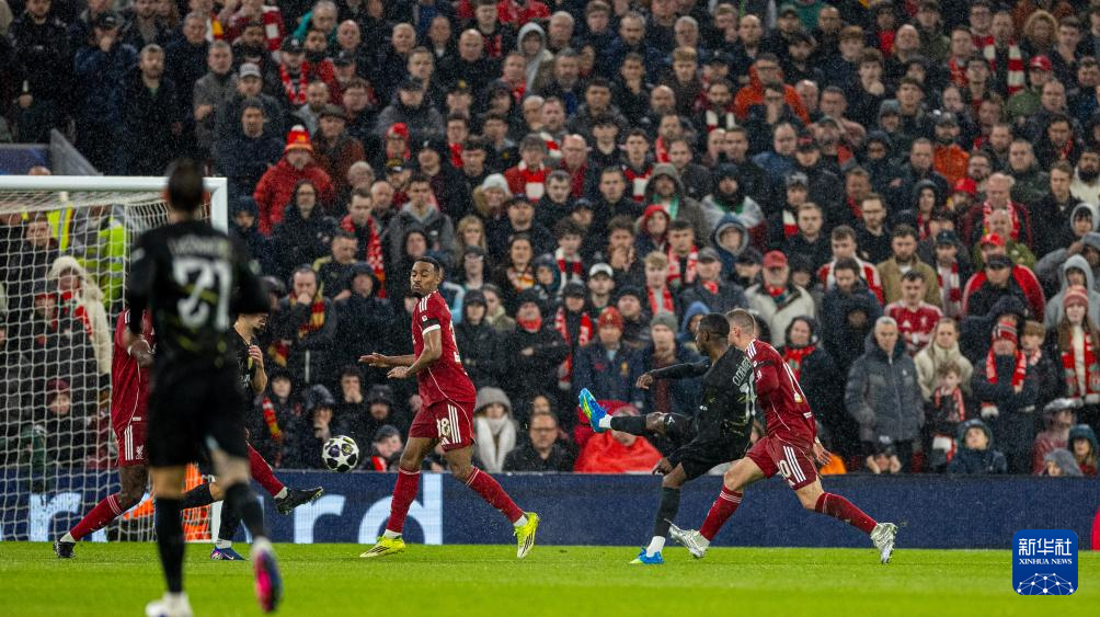 欧冠：巴黎圣日耳曼胜利物浦 晋级四强