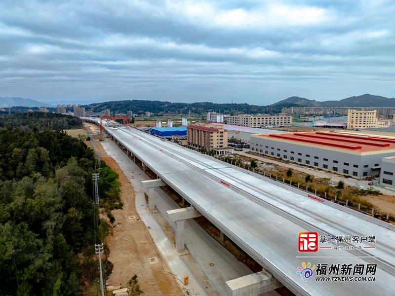 福州机场第二高速公路A6合同段主体工程完工