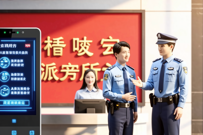 龙岩首个“AI手语翻译官”落户古田派出所