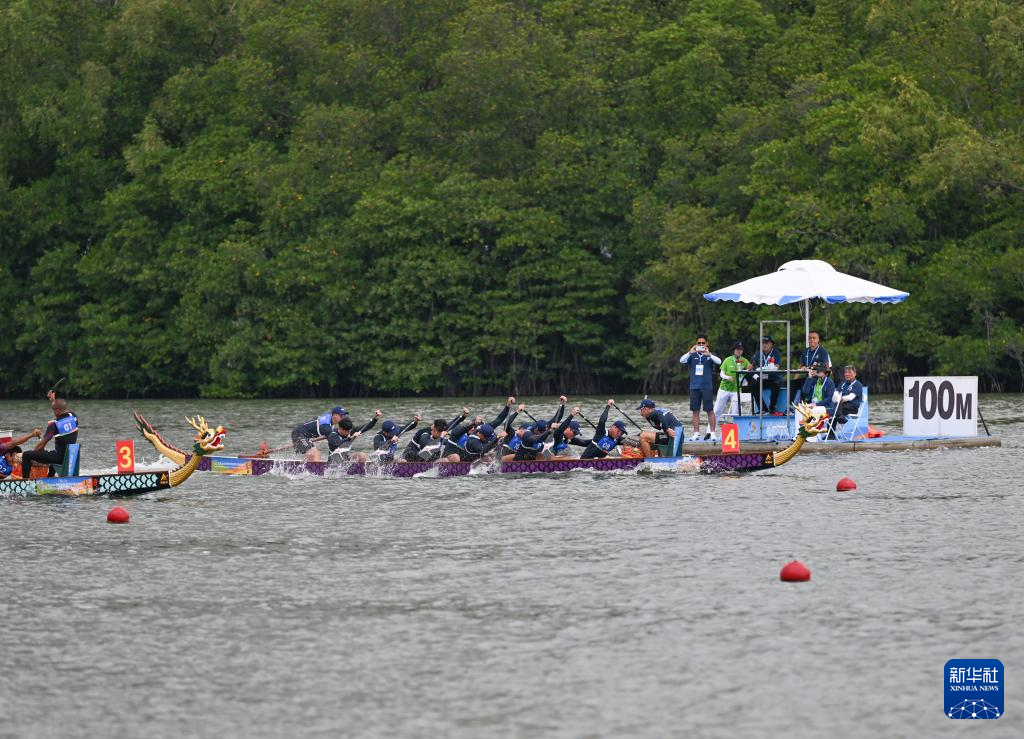 亚沙会｜龙舟男子组：中国队夺得12人龙舟100米直道赛冠军