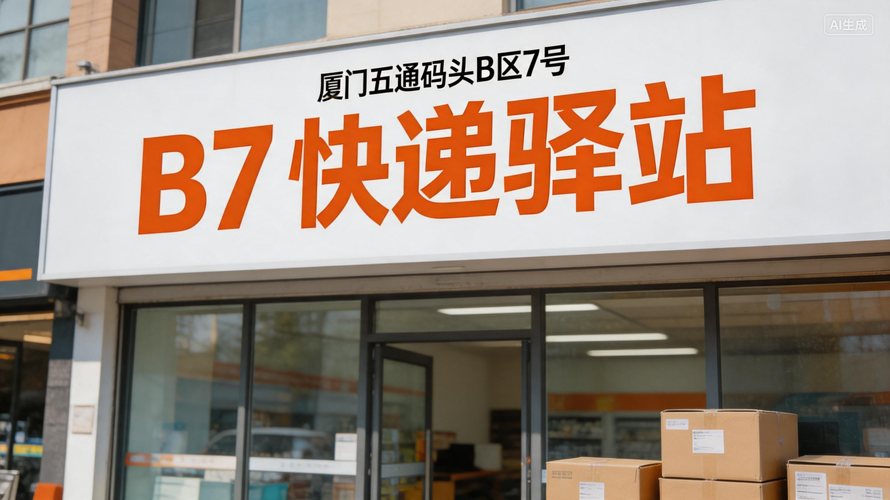 厦门B7驿站：台胞来大陆取快递