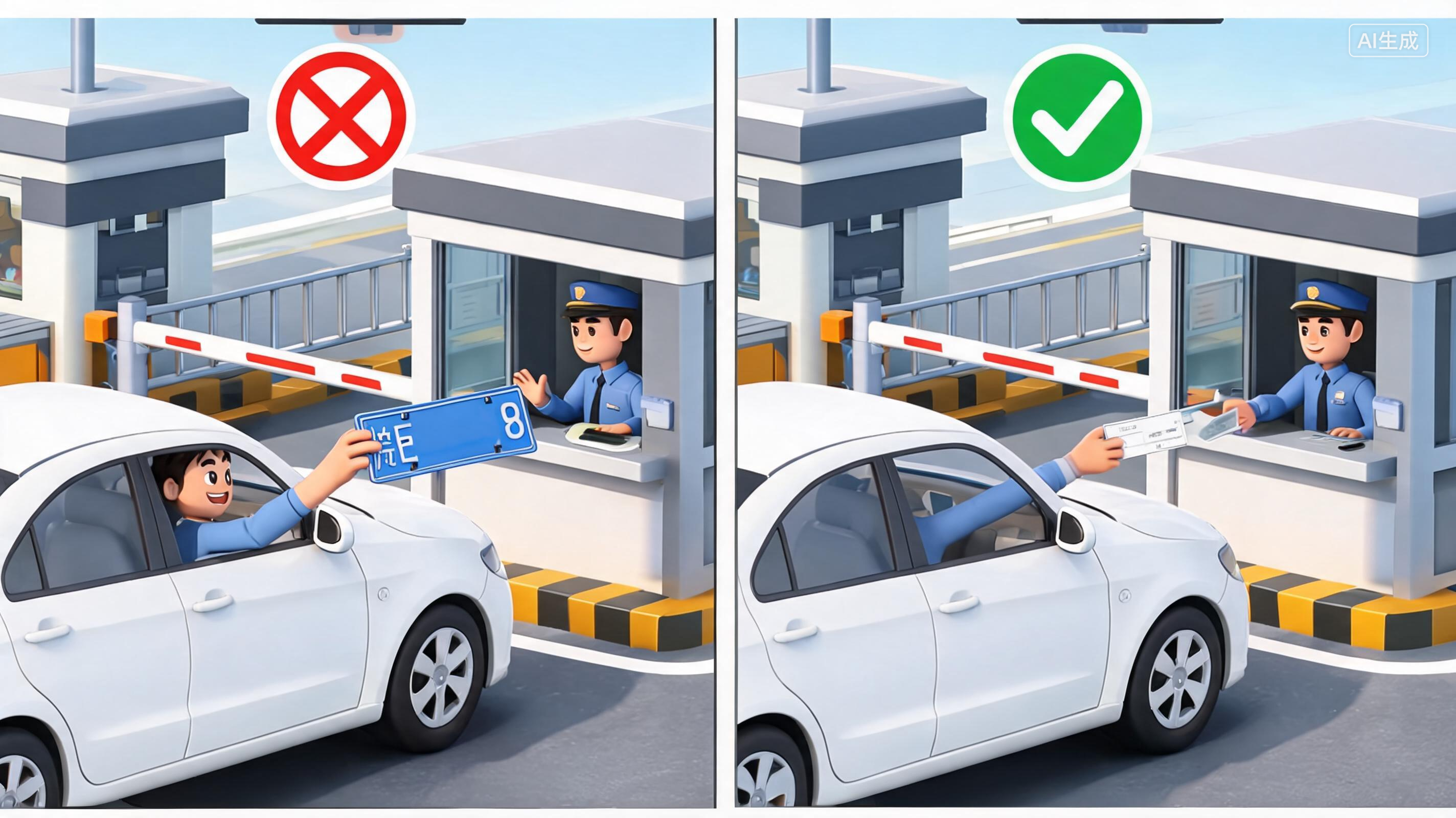 网传“凭车牌直接上高速”是不准确的信息解读