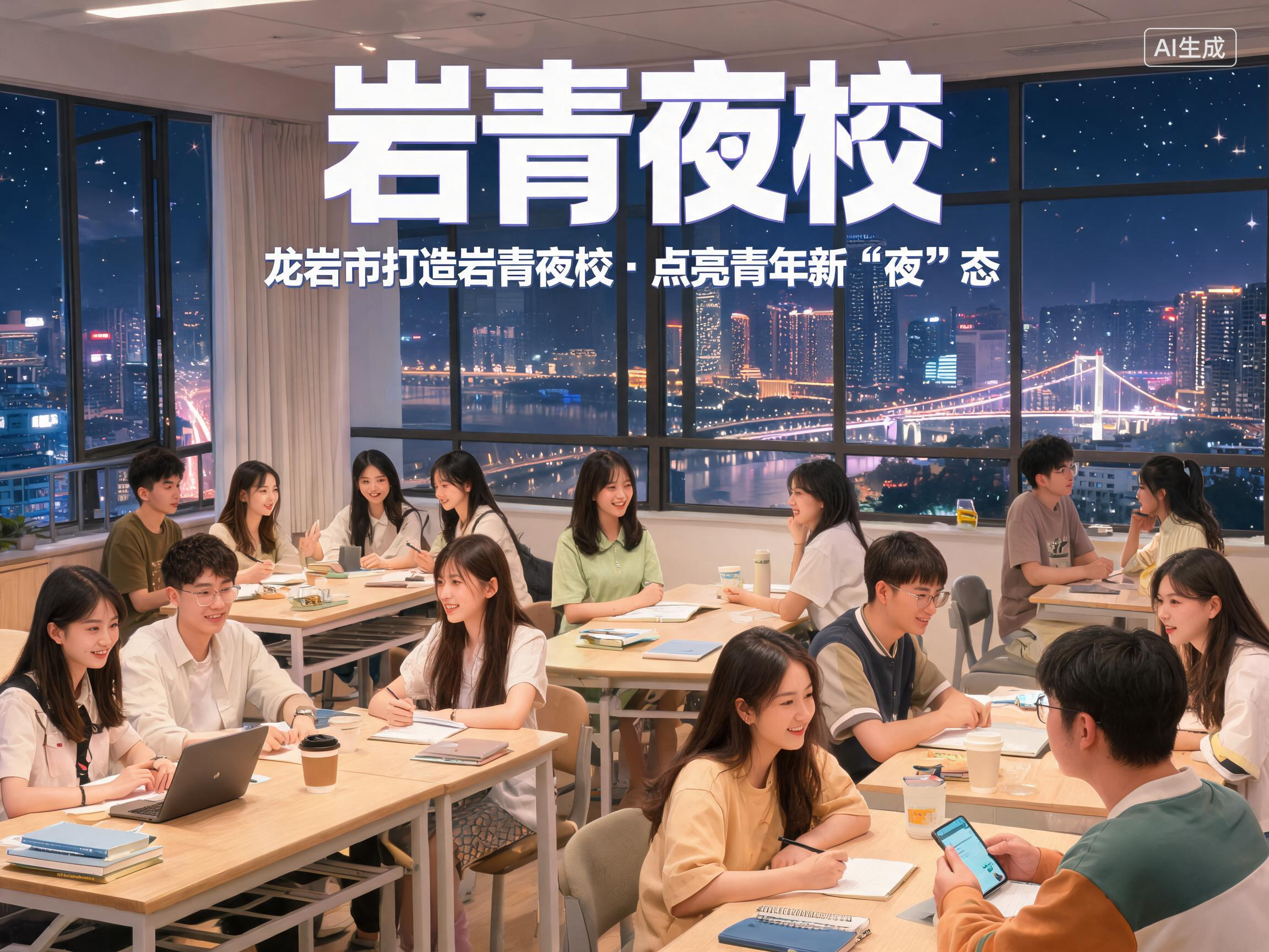 龙岩市打造岩青夜校 点亮青年新“夜”态