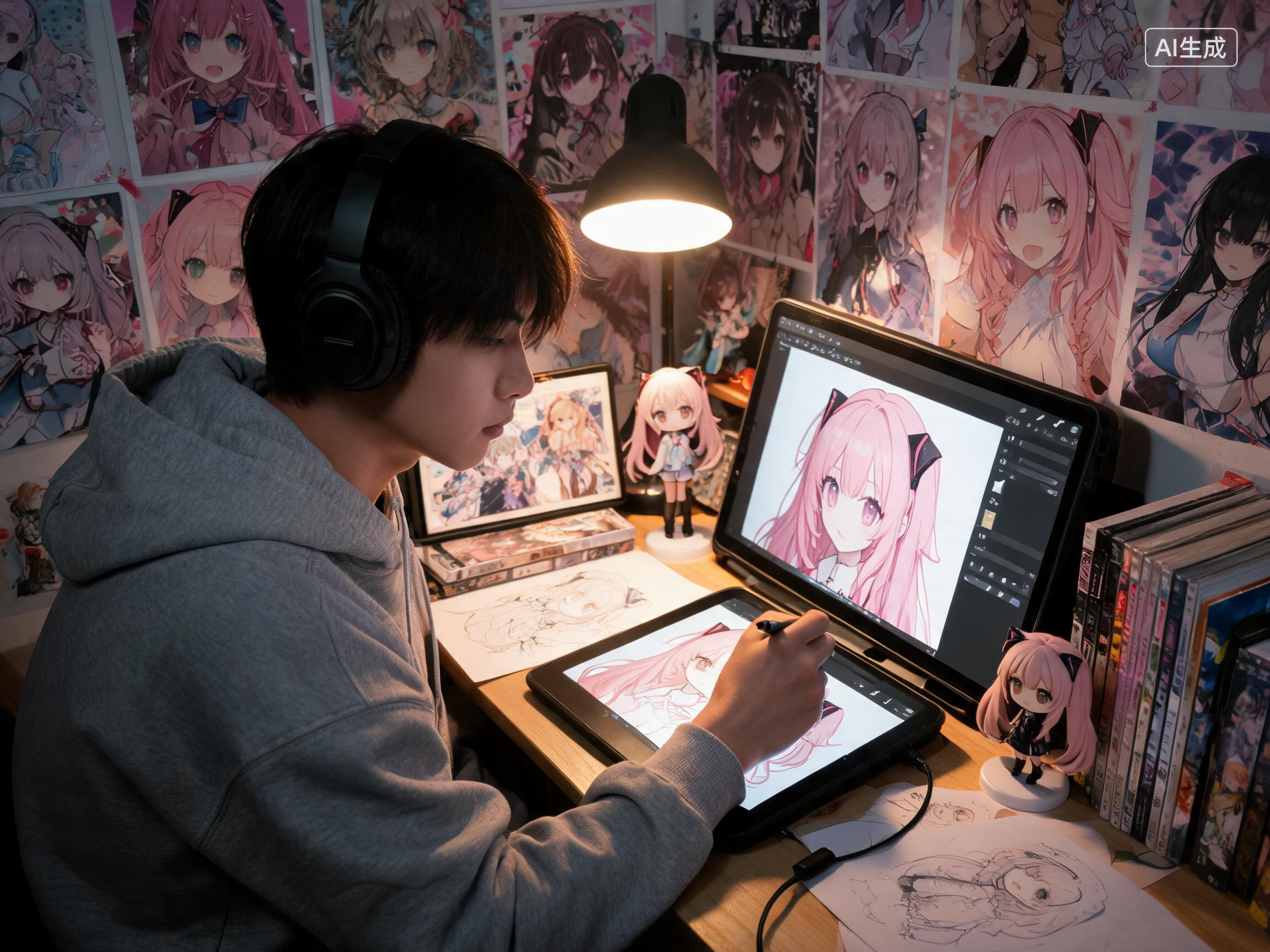 女孩沉迷二次元花掉家中18万积蓄找画师约稿