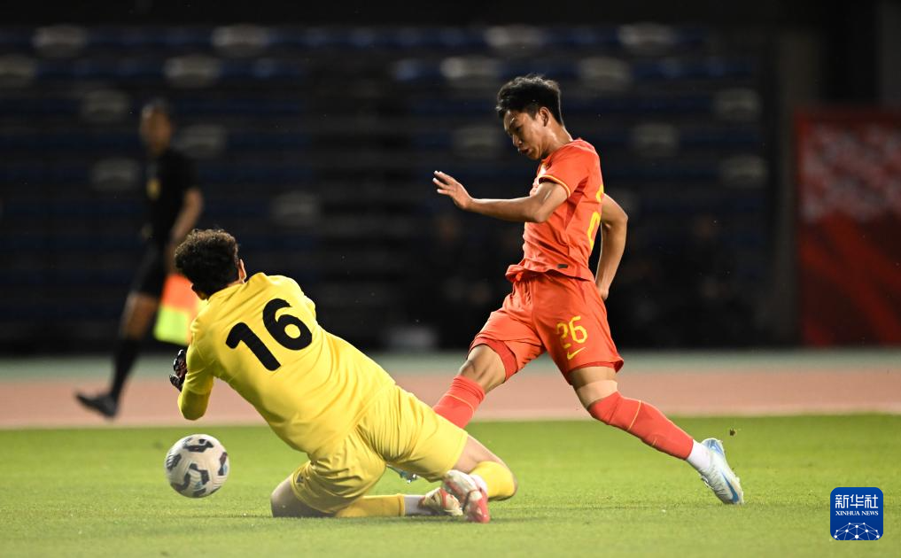呼和浩特国际青年足球锦标赛：中国U16队胜塔吉克斯坦U16队