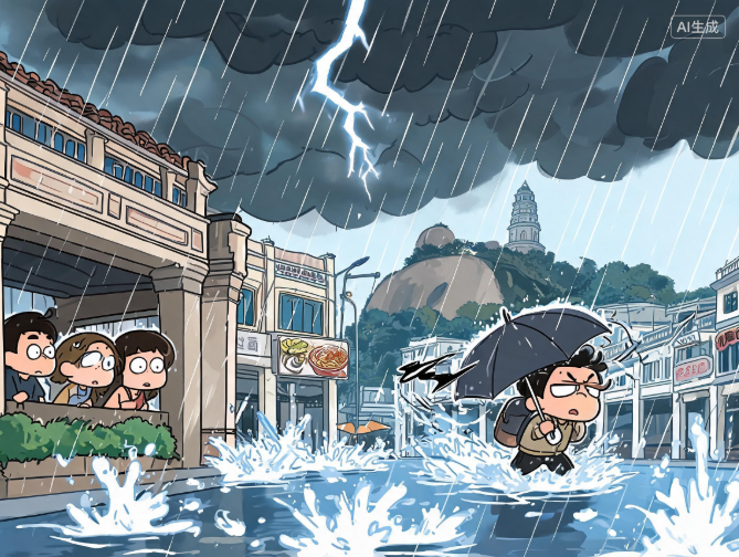 今天厦门局部地区将有大雨到暴雨