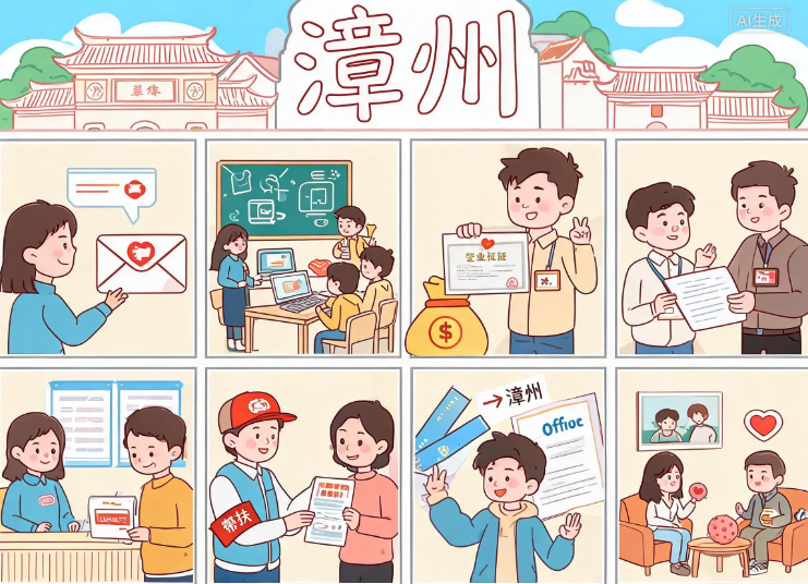 伏休期八项暖心包 漳州助你上岸就业