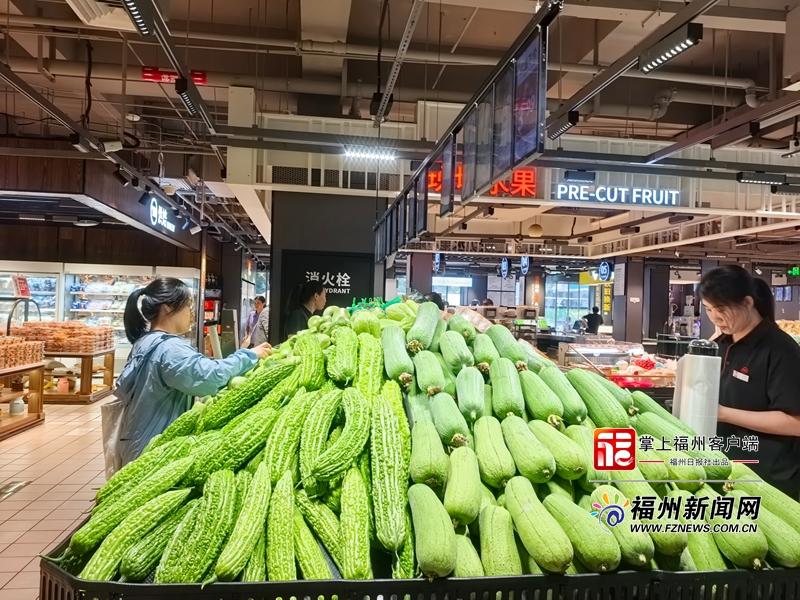 福州夏季时蔬大量上市 “1元菜”变多了