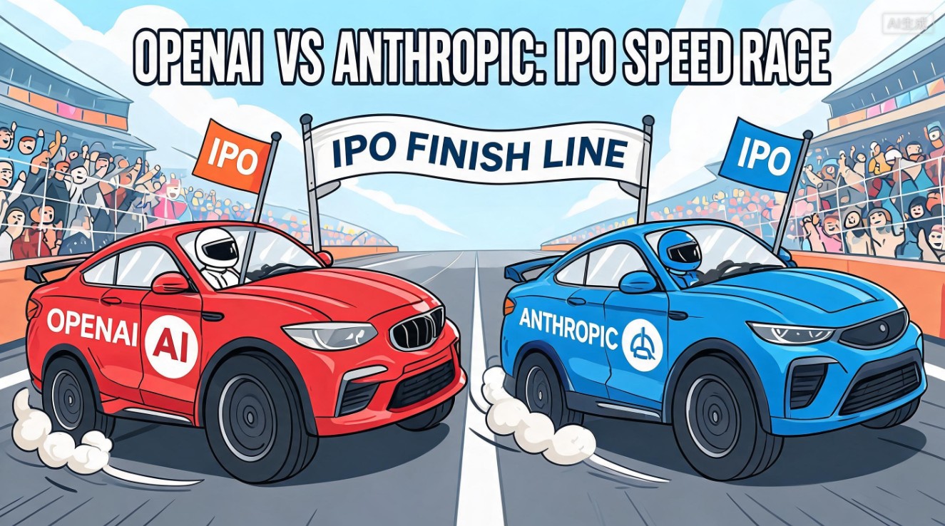 OpenAI与Anthropic竞速IPO:AI双雄估值逼近万亿美元