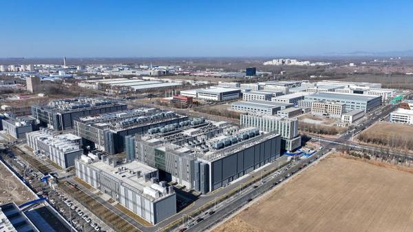 这是1月23日拍摄的京津中关村科技城(无人机照片)。新华社记者 孙凡越 摄 