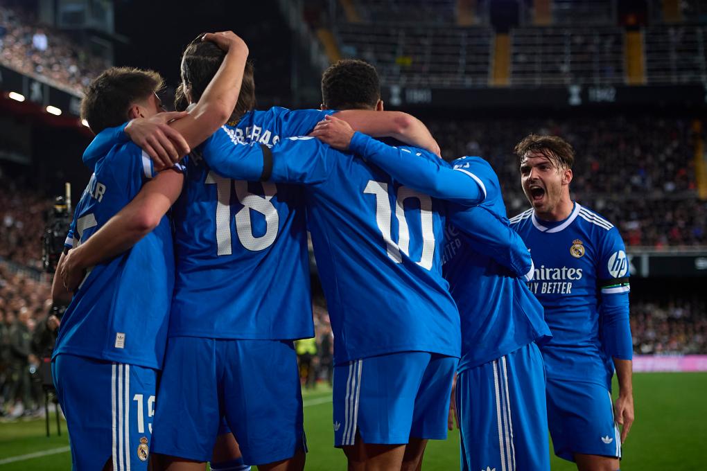 西甲综合：姆巴佩建功 皇马客胜巴伦西亚