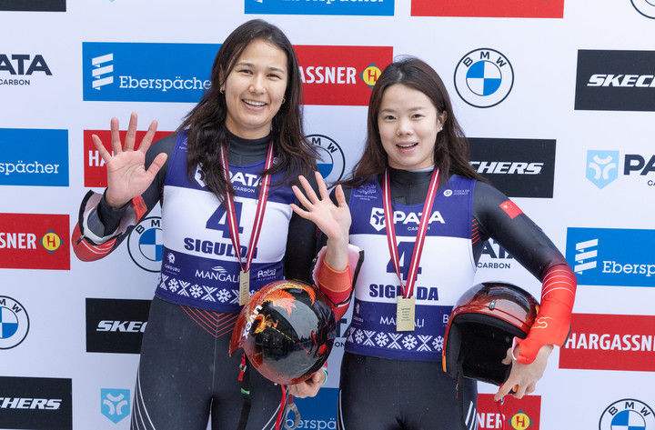 冬奥会|这个冬奥新项目,她俩“躺”出了中国纪录