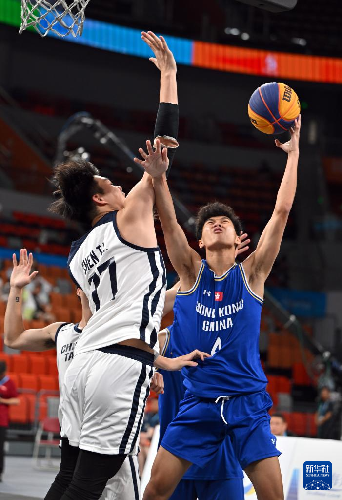 亚沙会丨三人篮球男子小组赛：中国香港队胜中国台北队