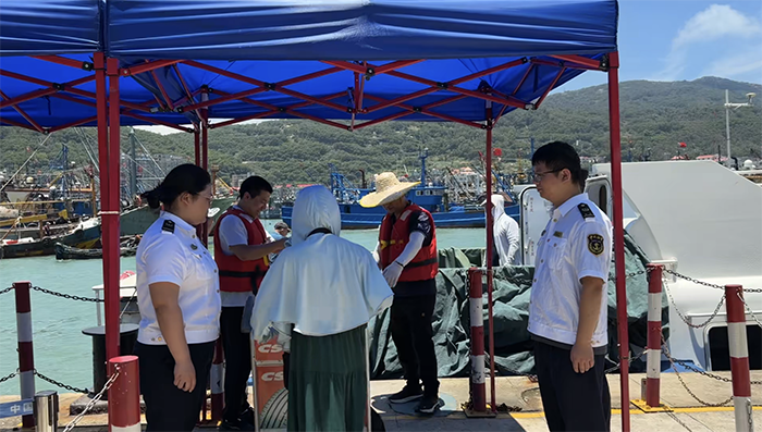黄马航线。福建海事局 供图