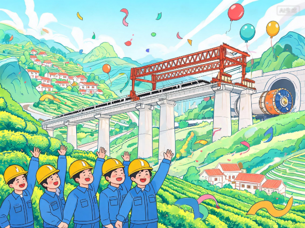 漳汕高铁福建段取得突破性进展